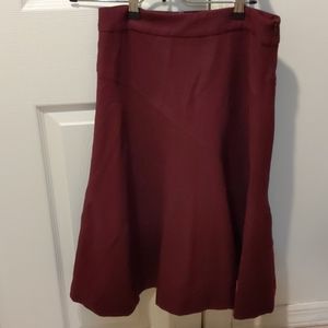 Knee length skirt
